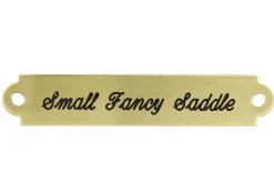 2" Fancy Saddle Nameplate