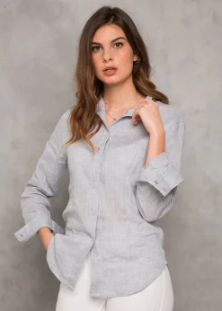 AA® Ladies’ 300 Linen Long Sleeve Shirt