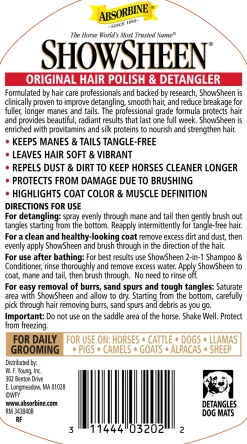 Absorbine® ShowSheen® Hair Polish & Detangler