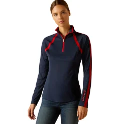 Ariat® Ladies’ Sunstopper Quarter-Zip Base Layer 3.0