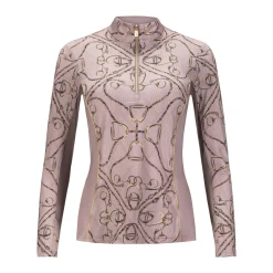 Arista® Golden Stirrups Quarter-Zip Long Sleeve Sun Shirt