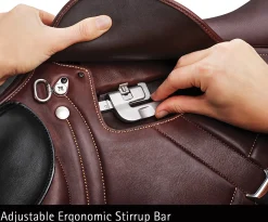 Bates Advanta Monoflap Eventing Saddle