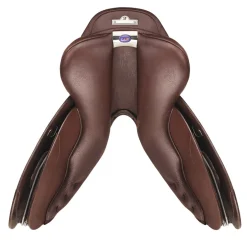 Bates Caprilli Close Contact+ Saddle with Extended Flap and Luxe Leather