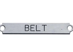 Belt Nameplate