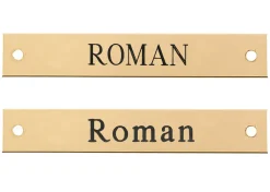 Beveled Edge Halter Nameplate - 1 or 2 lines