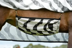 Bucas Buzz-Off Zebra Fly Sheet with High Neck