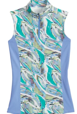 CoolBlast® 100 Ladies’ Lakeland Sleeveless Print Shirt