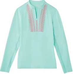 CoolBlast® 100 Ladies’ Notch-V Long Sleeve Top