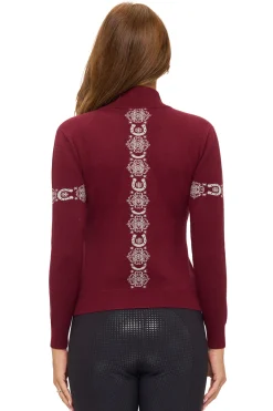 Dancing Equestrian Ladies’ "Snowflake" Sweater