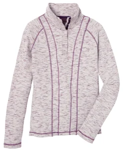 DS Textured Snap Neck Pullover