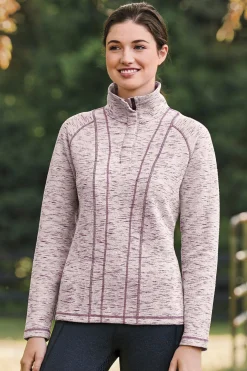 DS Textured Snap Neck Pullover