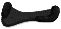 E.A. Mattes Platinum EWWA Sheepskin Dressage Half Pad with Rear Trim