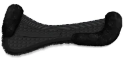 E.A. Mattes Platinum EWWA Sheepskin Dressage Correction Half Pad with Rear Trim