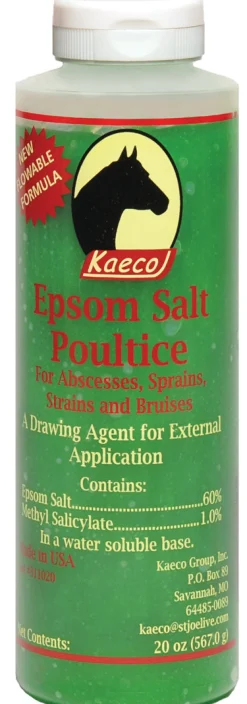 Epsom Salt Poultice squeeze bottle