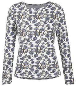 EQL by Kerrits® Ladies’ Organic Cotton Long Sleeve Print Top
