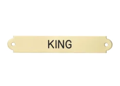 Fancy Halter Nameplate - 3 lines