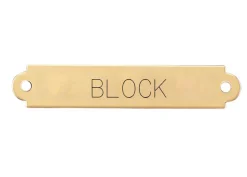 Fancy Saddle Nameplate