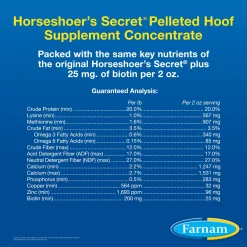Farnam® Horseshoer’s Secret® Concentrate Pelleted Hoof Supplement