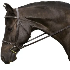 Flex Rider Fancy-Stitched Raised Snaffle Hunter Bridle