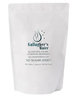 Gallagher’s Water™ All-Natural Equine Hydration Beverage NO SUGAR ADDED