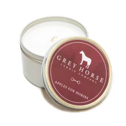 Grey Horse Candle Tin