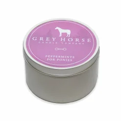 Grey Horse Candle Tin