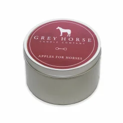 Grey Horse Candle Tin