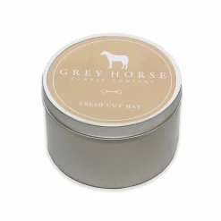Grey Horse Candle Tin