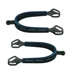 Herm Sprenger® Ultra Fit Extra Grip Black Knob Spurs