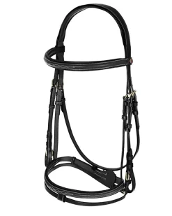Horze Constance Padded Flash Snaffle Bridle
