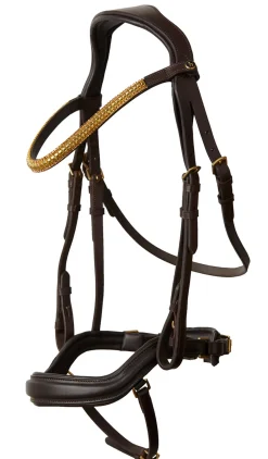 Horze Highbury Anatomical Crystal Dressage Bridle