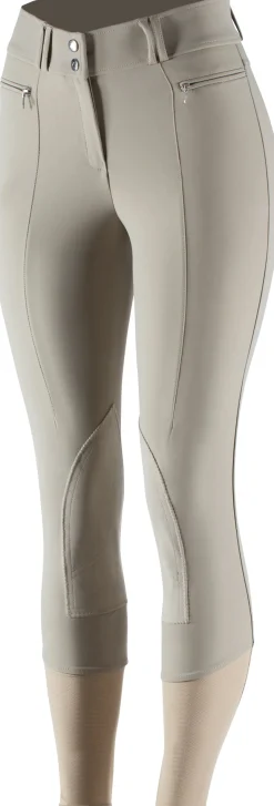 Horze Ladies’ Angelina Synthetic Leather Knee-Patch Breech