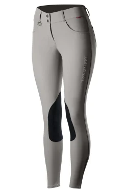 Horze Ladies’ Olivia Knee-Patch Breech with Silicone Grip