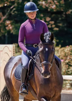 IconEQ™ Lux Quarter-Zip Long-Sleeve Shirt