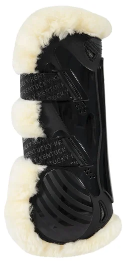 Kentucky Horsewear Vegan Sheepskin Elastic Tendon Boots with Bamboo