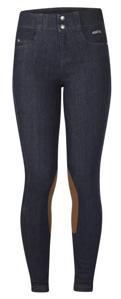 Kerrits Kids’ Stretch Denim Knee-Patch Breech