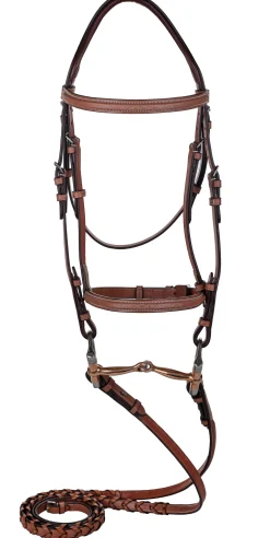Laureate by Henri de Rivel Raised Fancy-Stitched Bridle with Laced Reins