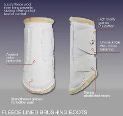 LeMieux® Fleece-Lined Brushing Boots