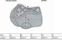 LeMieux® X-Grip EuroJump Square Pad