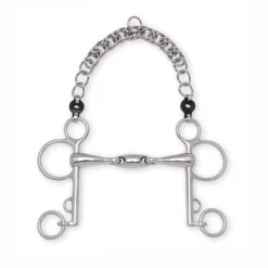 Metalab Double-Jointed with Oval Link Pelham Bit-20mm