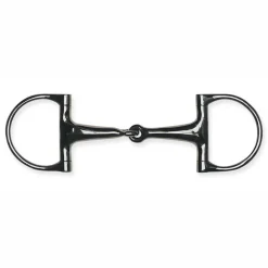 Metalab Jointed D-ring Snaffle Bit