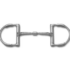 Myler Barrel Dee Comfort Snaffle Bit with Hooks MB 01