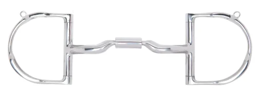 Myler® Low Port Medium D-Ring MB 04 with Hooks