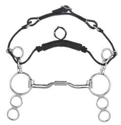 Myler® 3-Ring Combo Low Port Comfort Snaffle MB 04