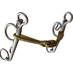 Neue Schule Pony Tranz Angled Lozenge Pelham - 10mm mouth; 5cm shanks