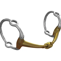 Neue Schule Tranz Angled Lozenge Cheltenham Running Lever Bit - 16 mm mouth