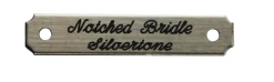 Notched Corner German Silver Bridle Nameplate