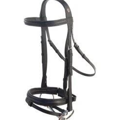 Otto Schumacher Cut-Back Crown Snaffle Bridle