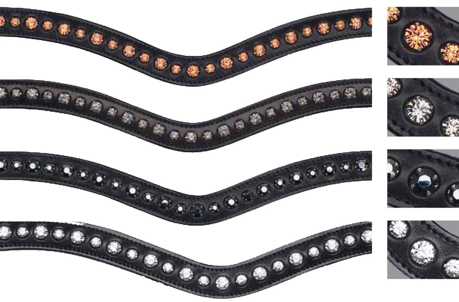 Otto Schumacher Fancy Stone Browband