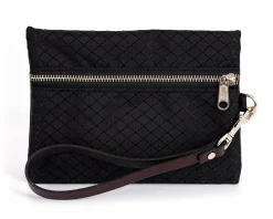 Perri’s® Champion Collection Wristlet with Leather Accents and Nameplate